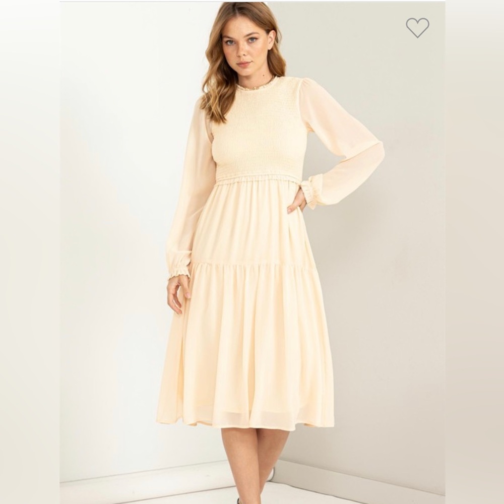 Cream dress
